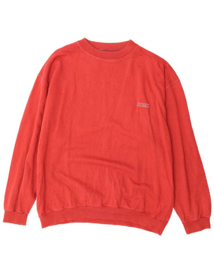 WRANGLER Mens Sweatshirt Jumper XL Red