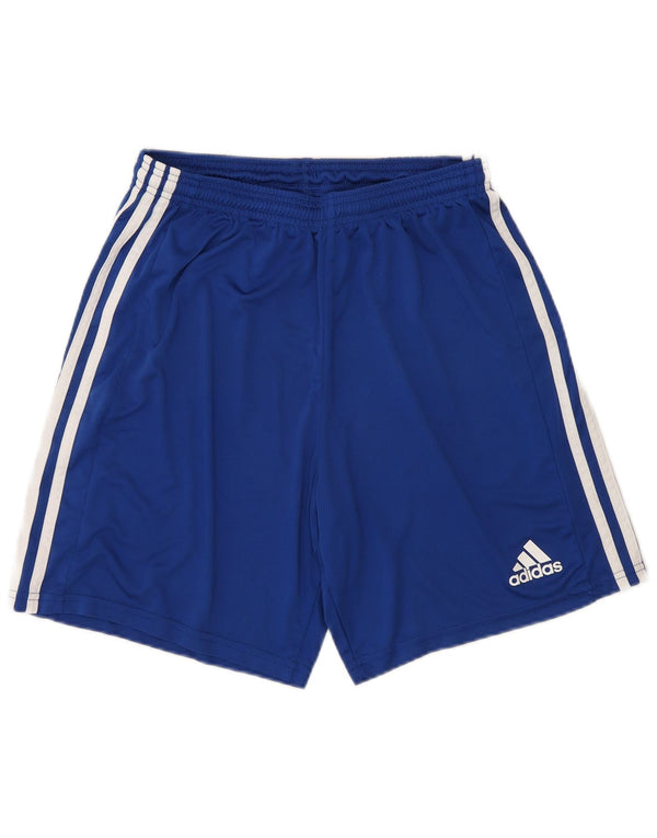 Męskie spodenki sportowe Adidas Graphic, duże, niebieskie, sportowe z poliestru
