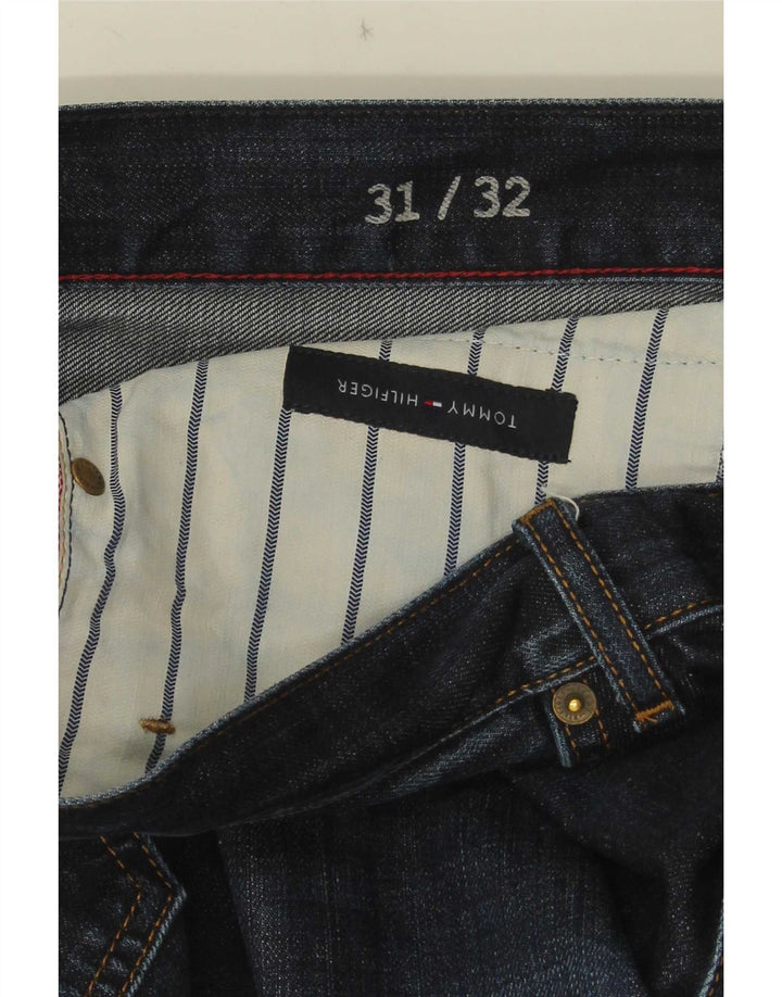 Męskie proste dżinsy Tommy Hilfiger W31 L29 granatowe