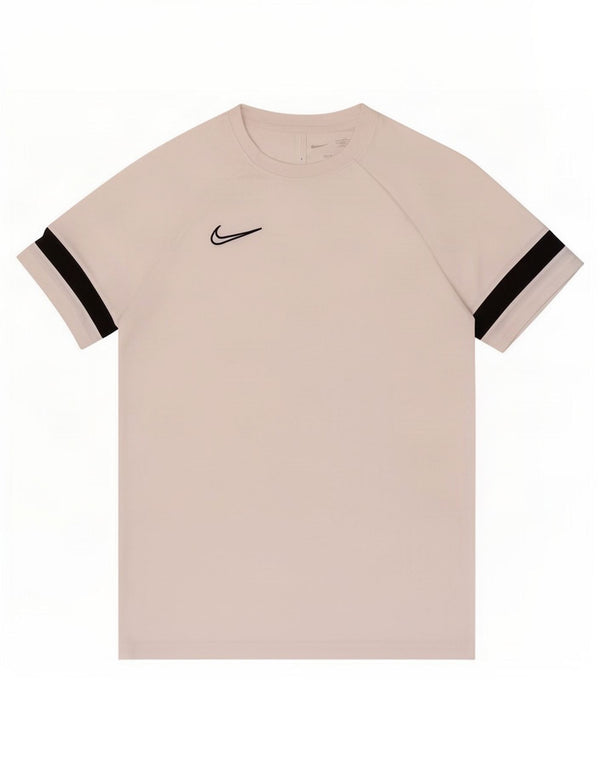 Męski T-shirt Nike Dri Fit, duży, biały, poliestrowy blok kolorów