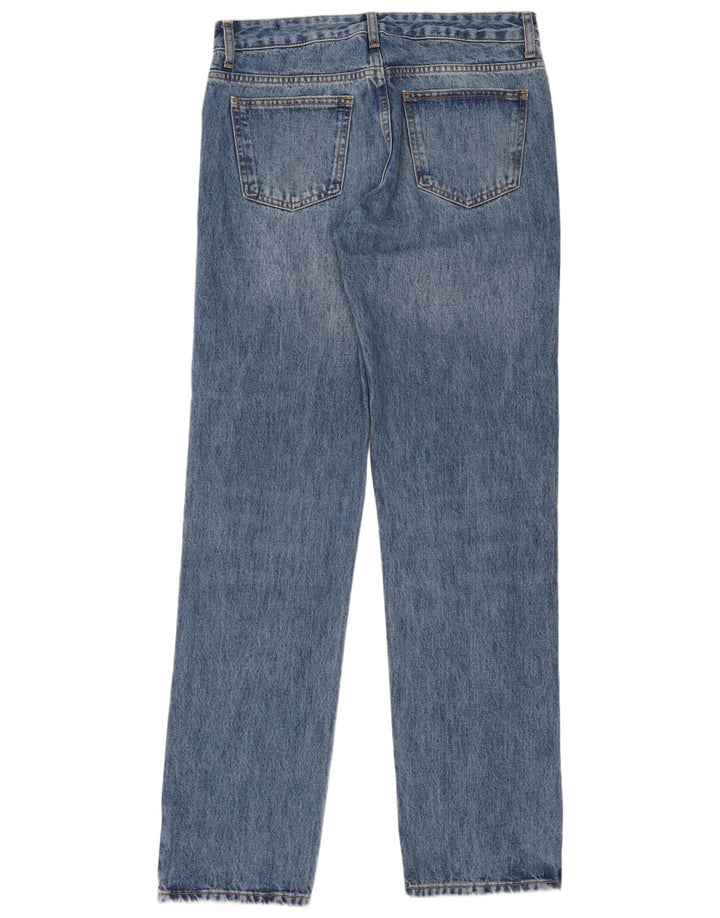 Damskie proste dżinsy Zara EU 38 Small W28 L33 Niebieskie bawełniane