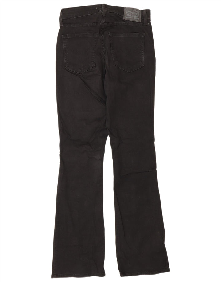 Damskie jeansy Levi's 725 z wysokim stanem Bootcut W30 L32 czarne