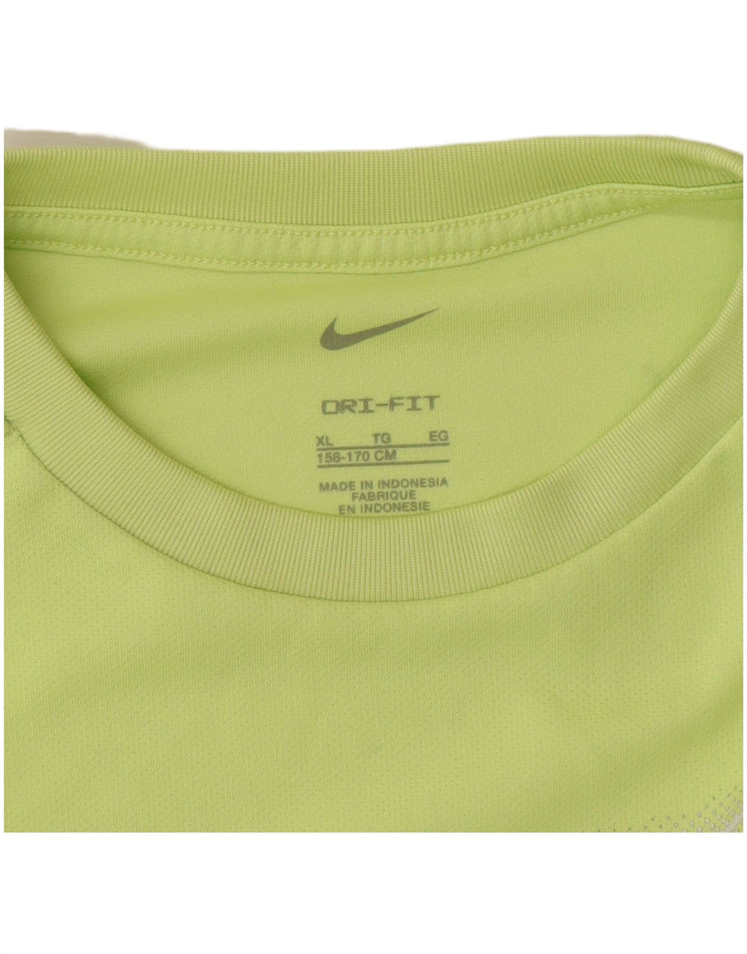 Chłopięcy T-shirt z grafiką Nike Dri Fit 13-14 lat XL Zielony