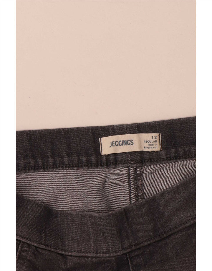Marks & Spencer Damskie jeansy Jegging UK 12 Medium W28 L28 Szara bawełna