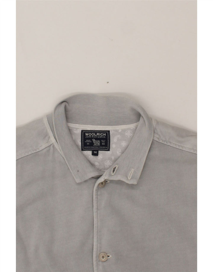 WOOLRICH Womens Tracksuit Top Jacket UK 14 Medium  Grey Vintage Woolrich and Second-Hand Woolrich from Messina Hembry 