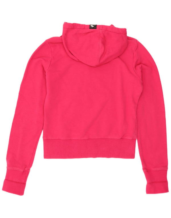 Damski sweter z kapturem Nike Air Graphic, UK 10/12, średni różowy, bawełniany