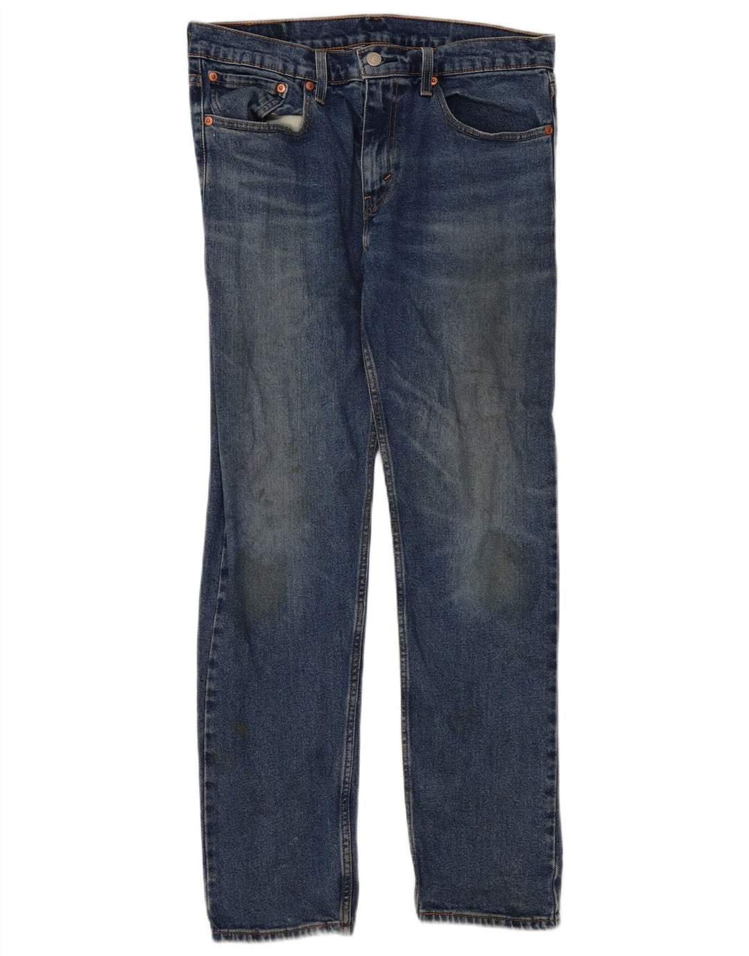 Damskie jeansy Levi's 502 Tapered W31 L32 Niebieskie bawełniane
