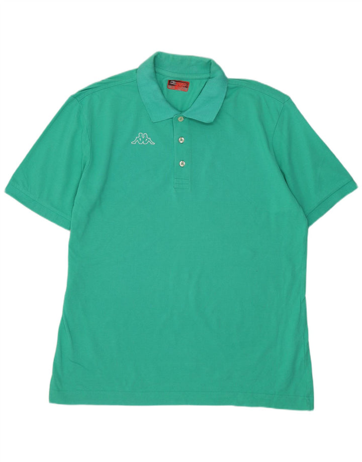 Męska koszulka polo Kappa, duża, zielona