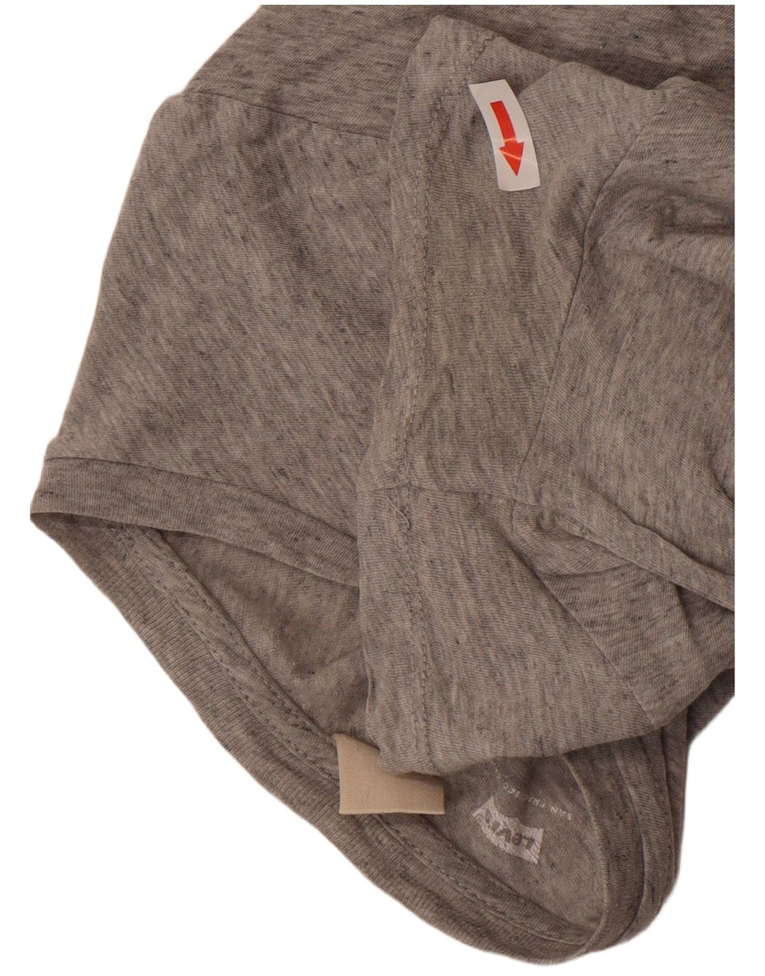 Damska koszulka z grafiką Levi's Top UK 12 Średnioszara bawełna z plamkami