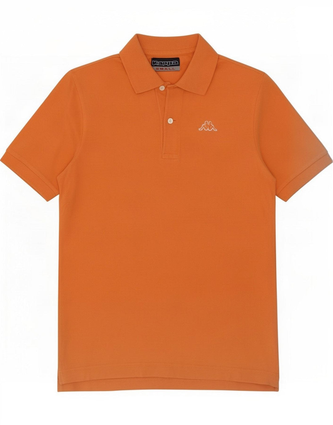 Męska koszulka polo Kappa, mała, pomarańczowa, bawełniana