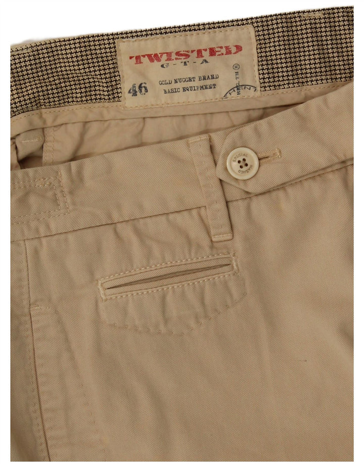 Męskie spodenki Chino TWISTED TAILOR IT 46 Small W30 Beżowa bawełna
