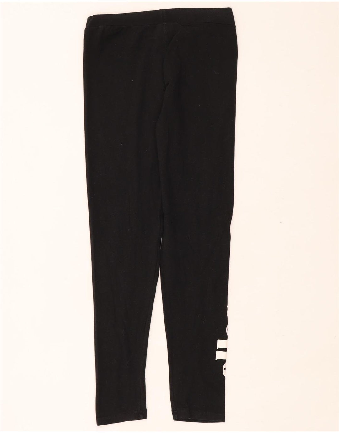 Damskie legginsy Ellesse Graphic UK 14, średnia czarna bawełna