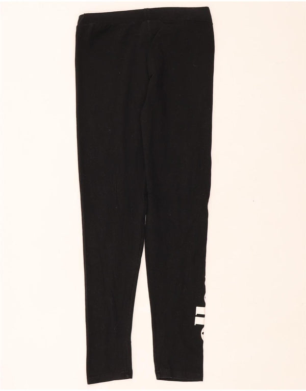 Damskie legginsy Ellesse Graphic UK 14, średnia czarna bawełna