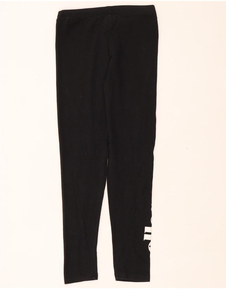 Damskie legginsy Ellesse Graphic UK 14, średnia czarna bawełna