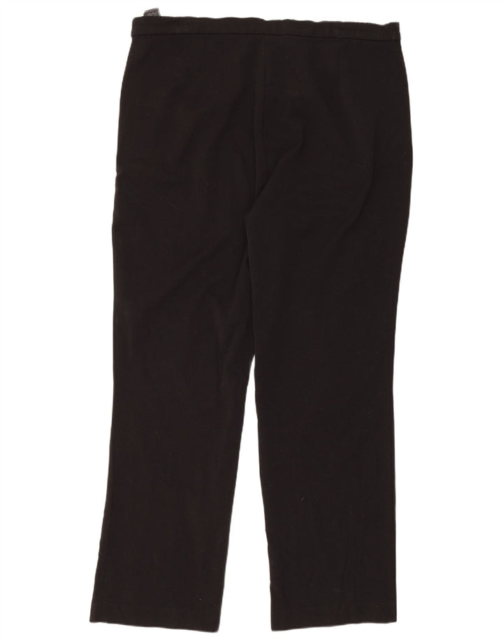 Damskie spodnie codzienne Marks & Spencer UK 14 Large W34 L30 Czarny poliester