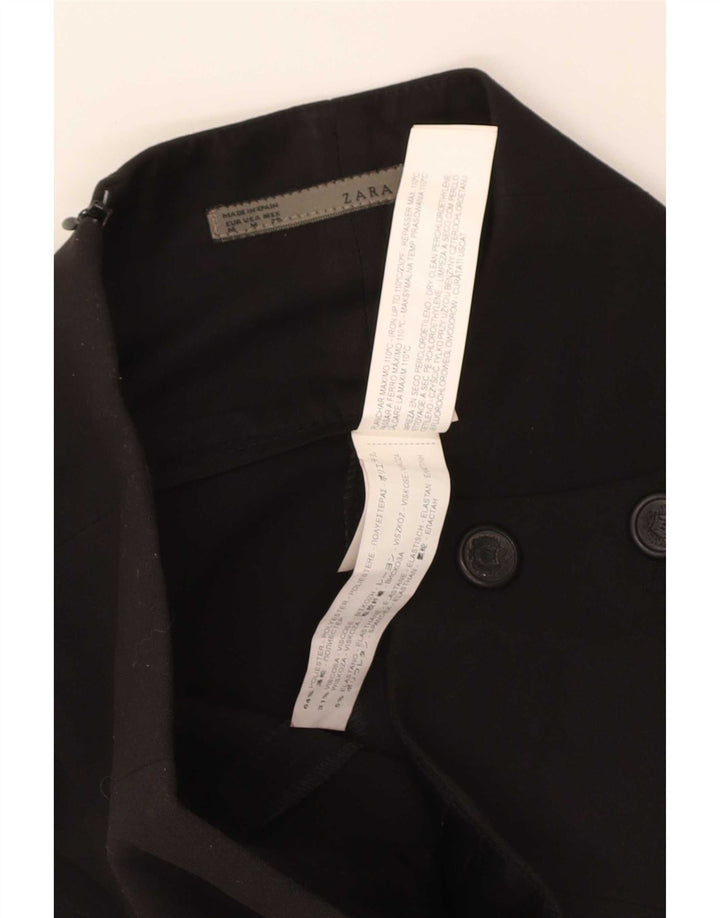 Damska spódnica ołówkowa Zara Medium W28 Czarny poliester