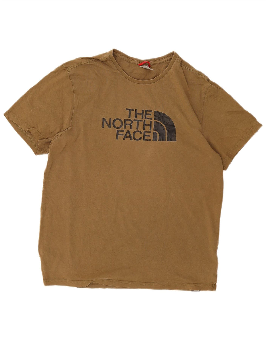 Męski T-shirt z grafiką The North Face, bawełniany kolor khaki
