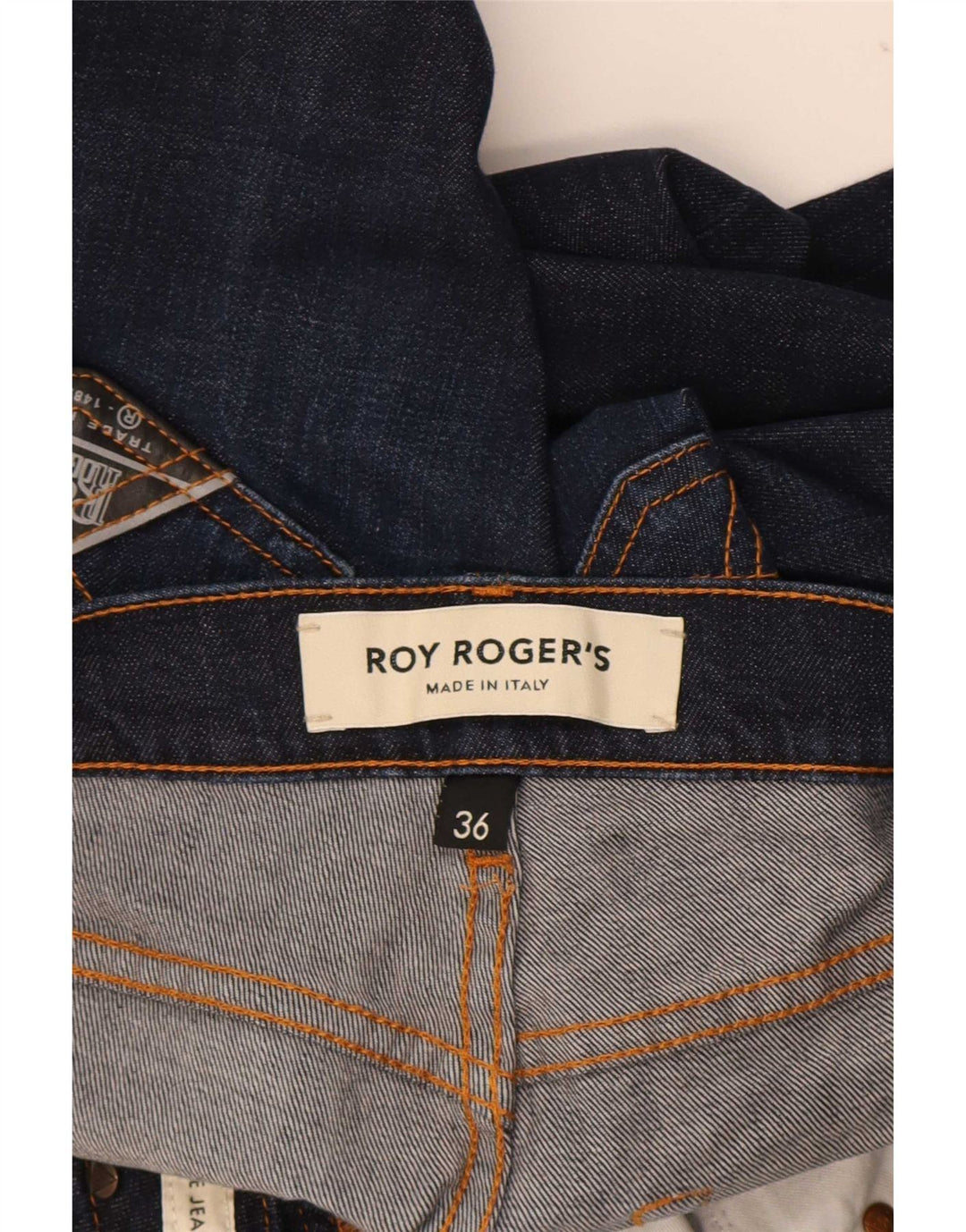 Jeansy męskie Roy Rogers W36 L32 Granatowe bawełniane