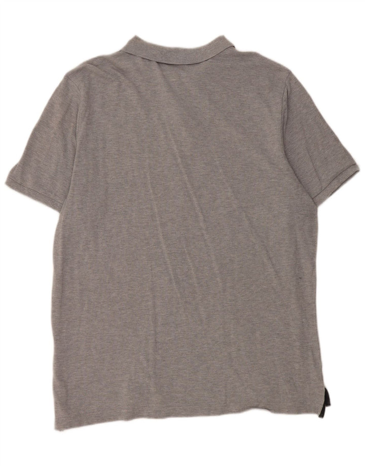 Męska koszulka polo Nike XL, szara, bawełniana w plamki