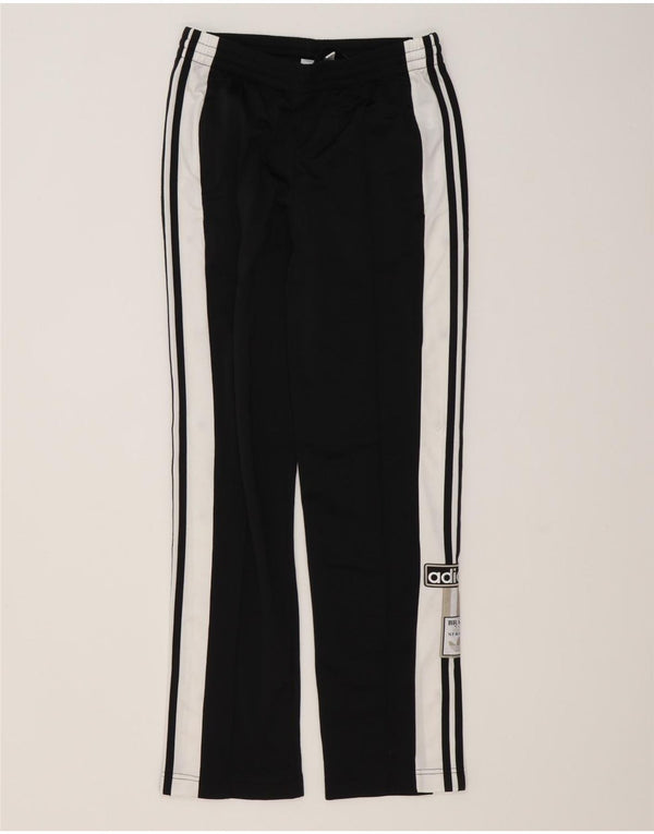 Damskie spodnie dresowe Adidas Graphic UK 8 Small Black Colorblock