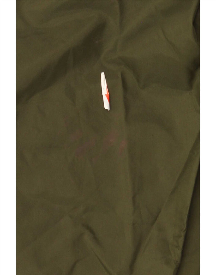 Męska kurtka przeciwdeszczowa z kapturem w stylu vintage IT 50, duży nylon w kolorze khaki