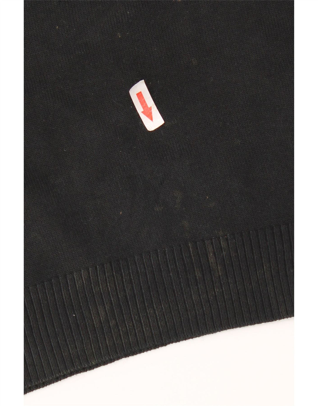 Sweter damski Zara z dekoltem w kształcie litery V, UK 14, duży, czarny
