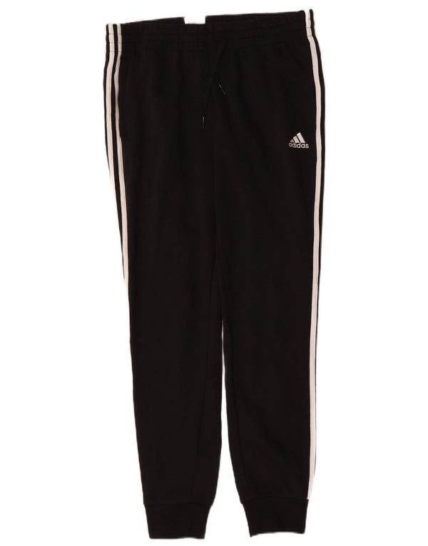 Damskie spodnie dresowe Adidas Joggers UK 12/14 Średnia czarna bawełna