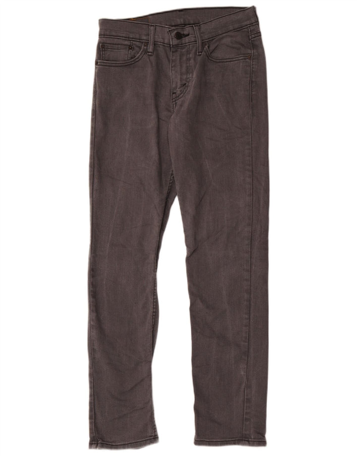 Męskie jeansy Levi's 511 Slim W28 L30 Szara bawełna