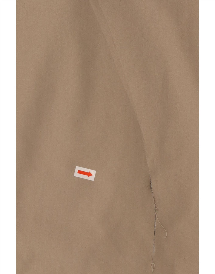 VINTAGE damski płaszcz oversize ze sztucznego futra EU 40, średni beżowy poliester