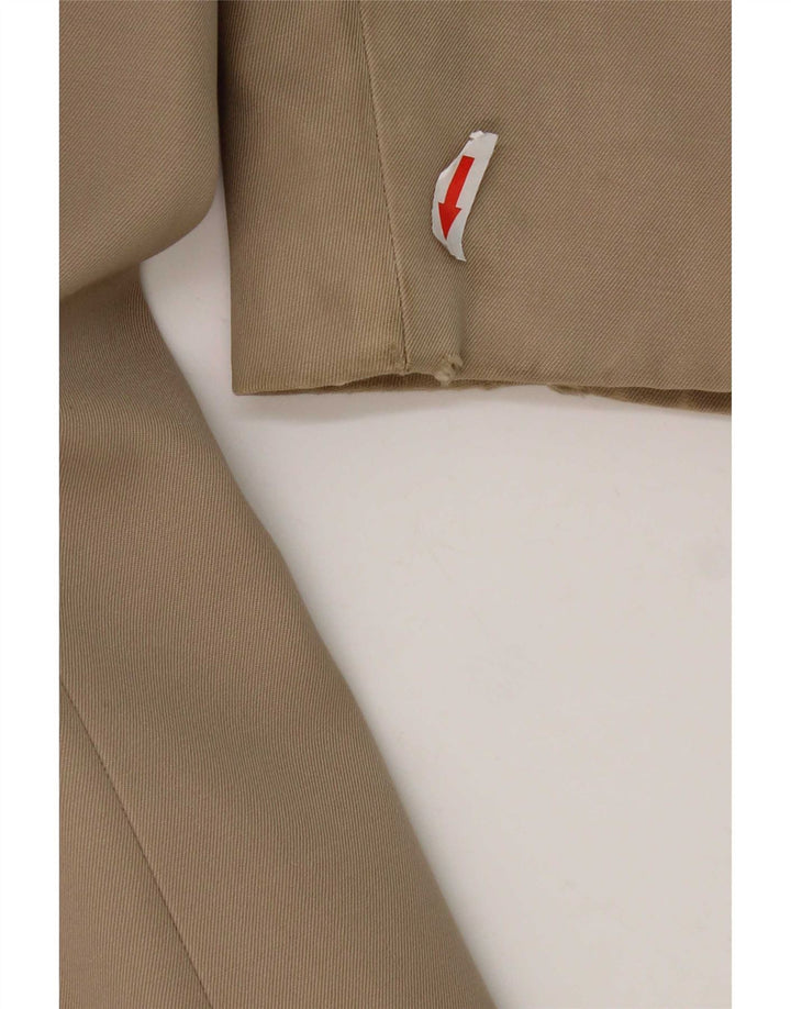Płaszcz męski Aquascutum UK 38 Średni beżowy dziewiczy wełna