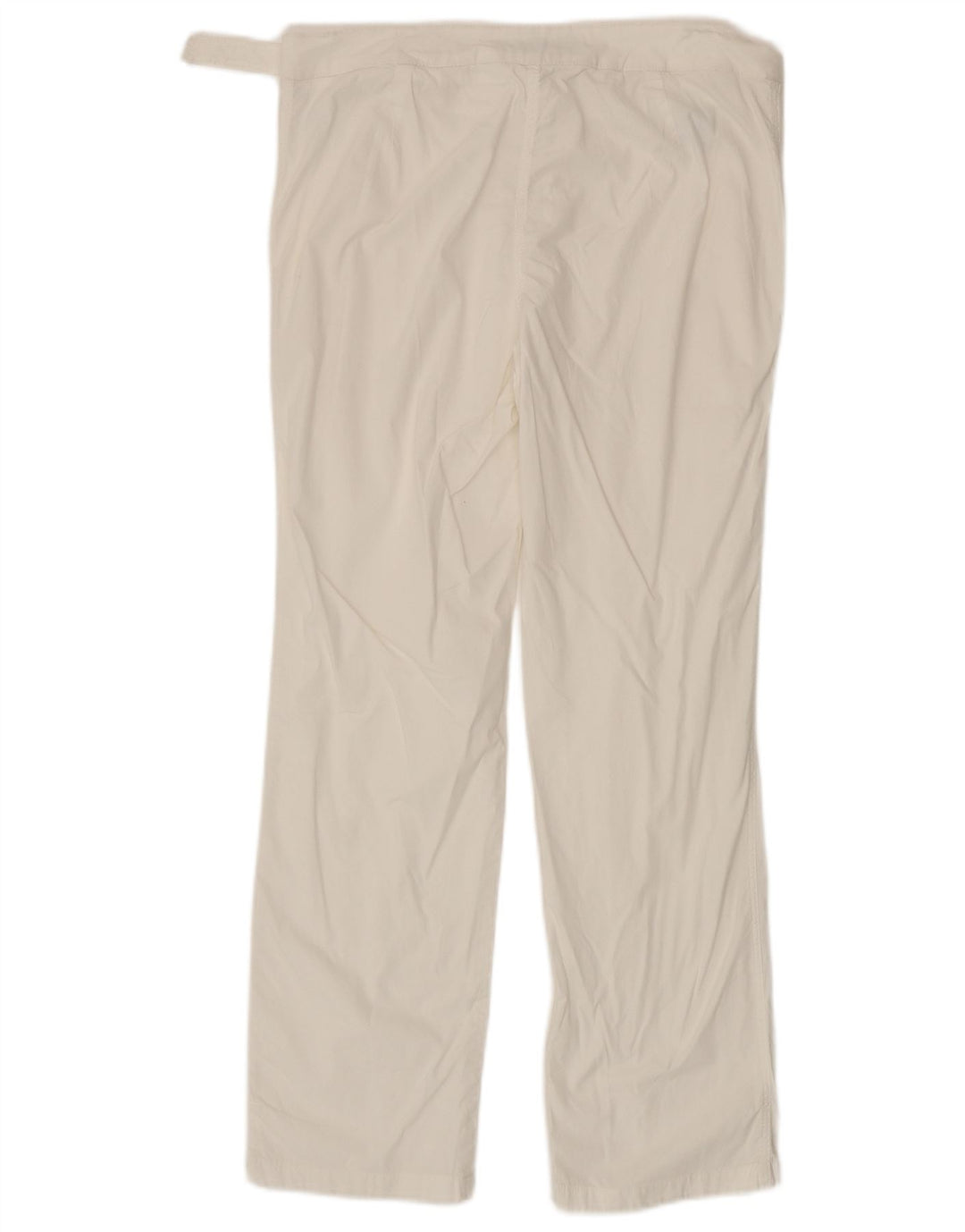 Damskie proste spodnie Chino Sergio Tacchini IT 44 Medium W30 L27 Białe