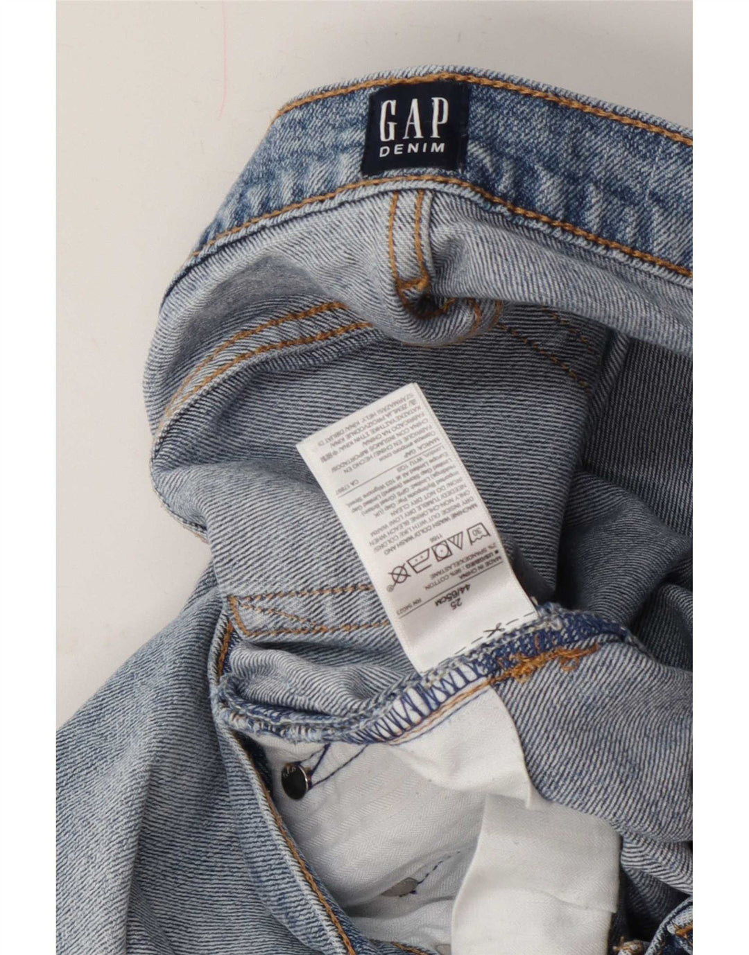Damskie jeansy Gap Slim W25 L26 Niebieskie bawełniane