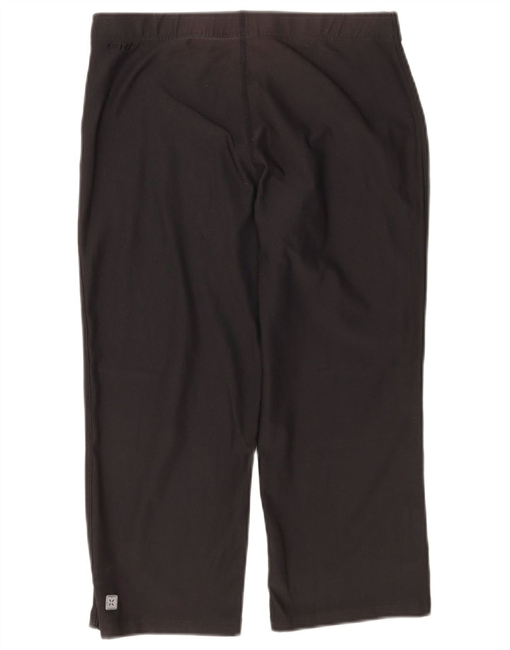 Damskie spodnie dresowe NIKE Dri Fit Capri UK 10/12 Średnia czerń