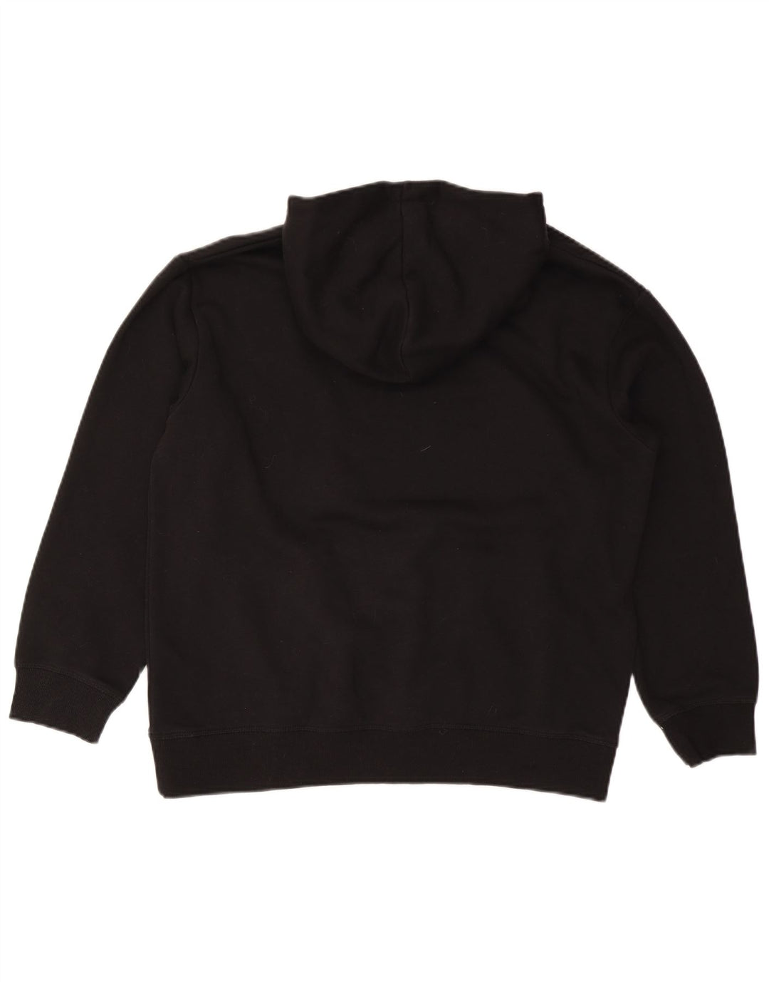 Męski sweter z kapturem UMBRO z grafiką, duży, czarny, bawełniany