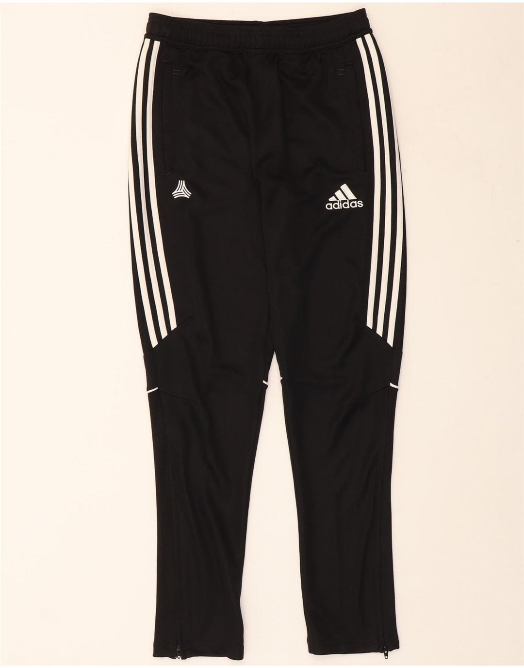 ADIDAS Boys Climacool Tracksuit Trousers 13-14 Years  Black Polyester Vintage Adidas and Second-Hand Adidas from Messina Hembry 