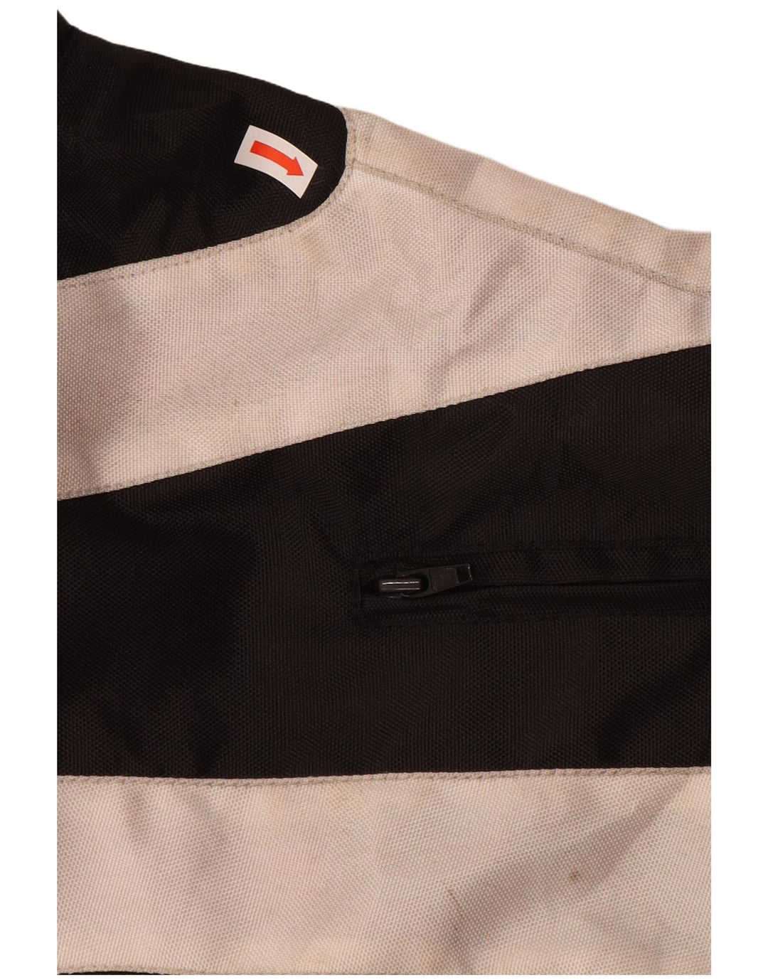 Męska kurtka wyścigowa Spyke Graphic Rozmiar 58 3XL Czarny poliester z blokami kolorów