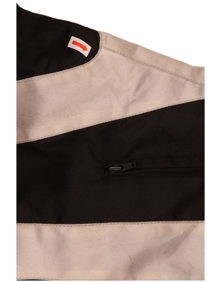 Męska kurtka wyścigowa Spyke Graphic Rozmiar 58 3XL Czarny poliester z blokami kolorów