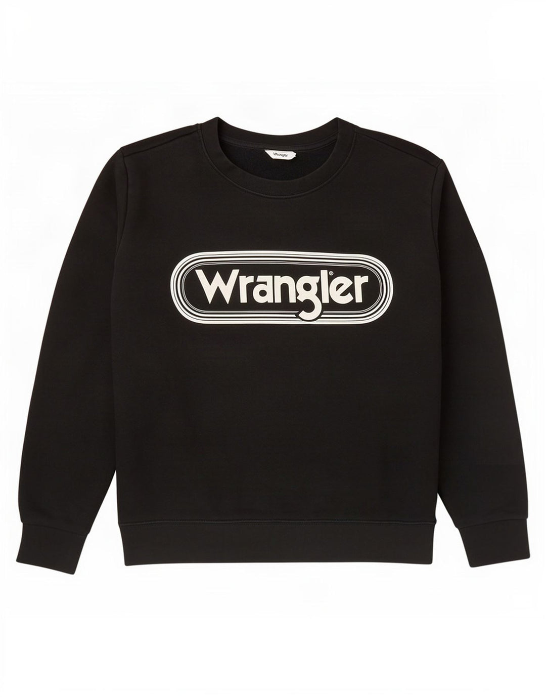 Damska bluza z grafiką Wrangler UK 16, duża, czarna, bawełniana
