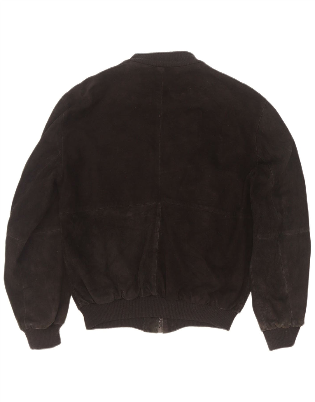 Vintage męska zamszowa kurtka bomber IT 46 mała czarna skóra