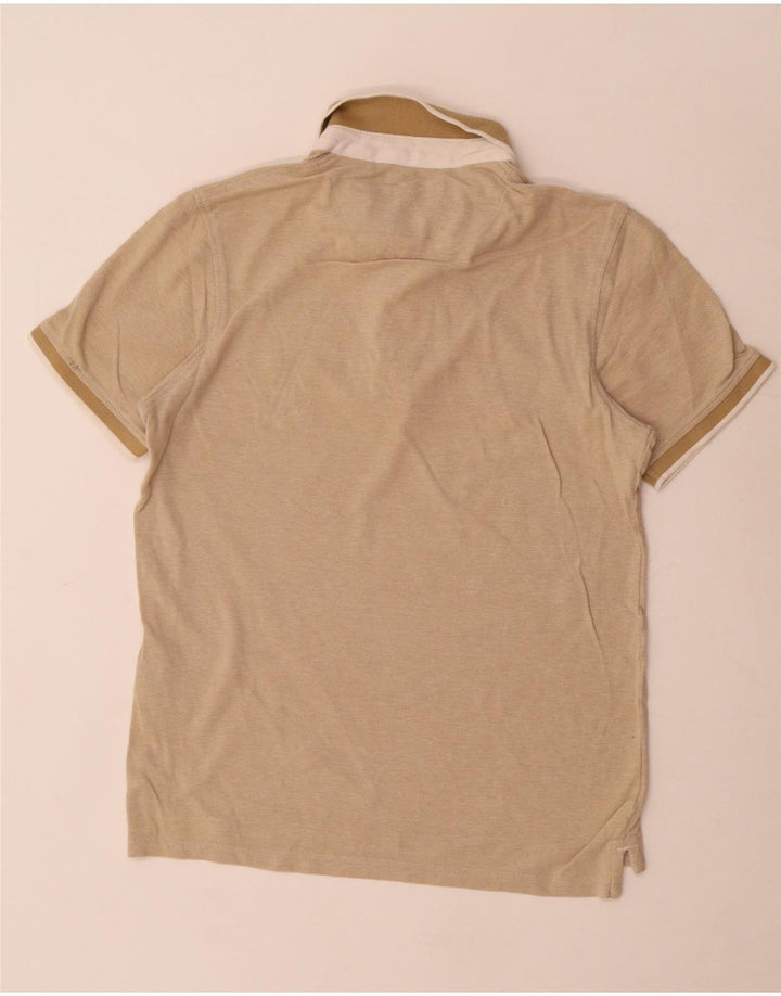 Męska koszulka polo Jack & Jones, mała, beżowa, bawełniana