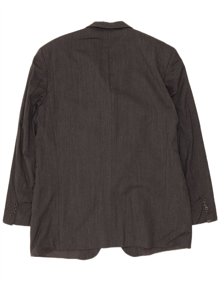 Męska marynarka zapinana na 3 guziki HUGO BOSS EU 54 2XL Szara wełna