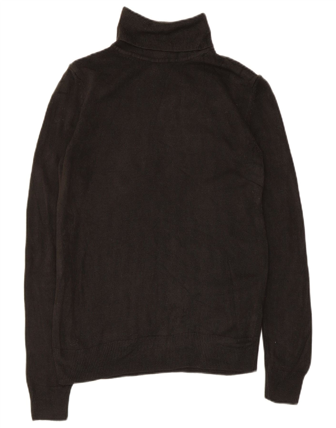 Marks & Spencer Damski sweter z golfem UK 8, mały, czarny akryl