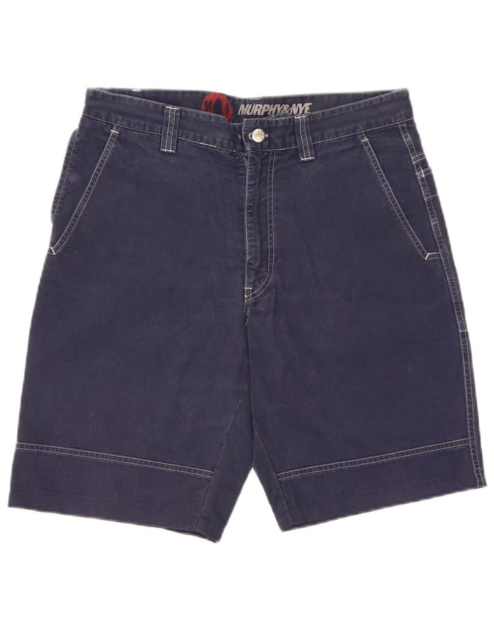 Męskie spodenki Chino Murphy & Nye W34, duże, granatowe, bawełniane