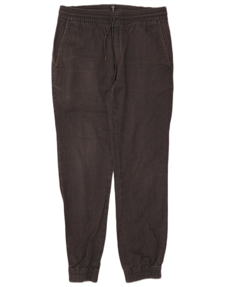 Spodnie damskie Volcom Joggers Chino Medium W30 L27 Szara bawełna