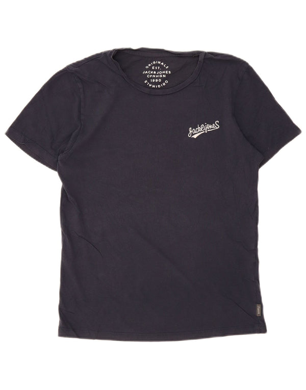 T-shirt męski JACK & JONES Top XS Granatowy, bawełniany