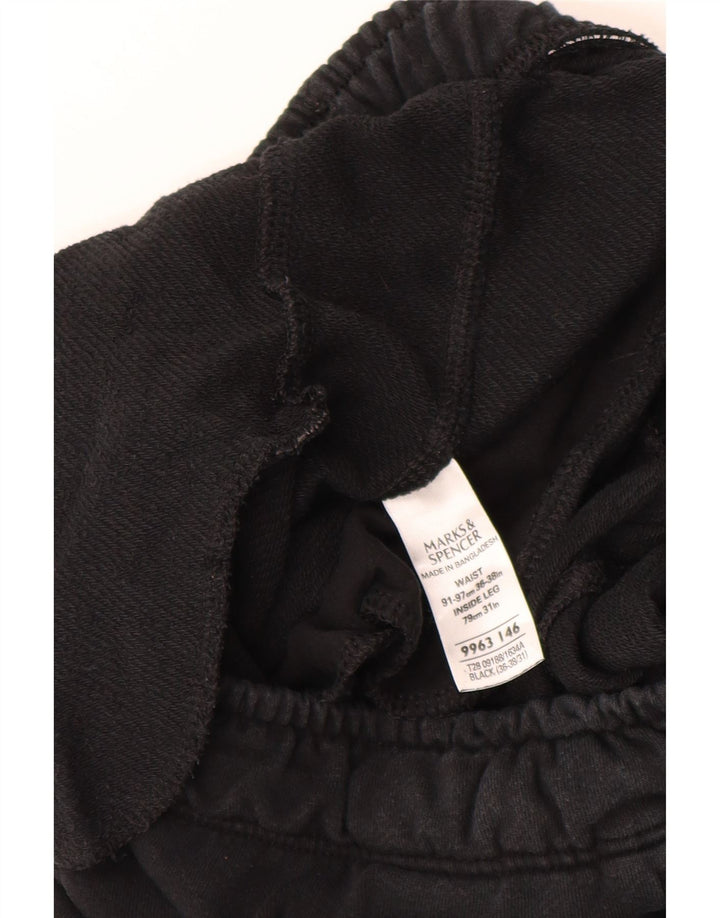 Męskie spodnie dresowe Marks & Spencer XL, czarne, bawełniane