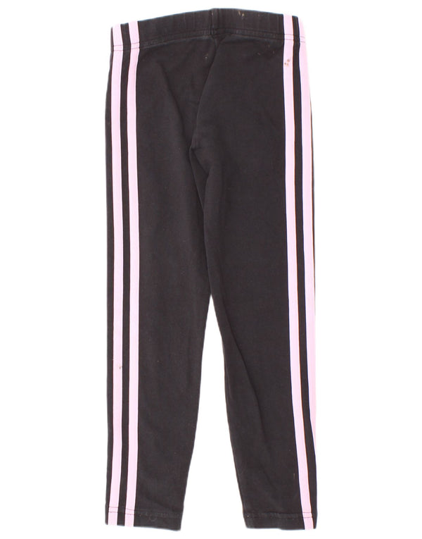 Legginsy Adidas Dziewczęce 5-6 Lat Czarne Bawełniane