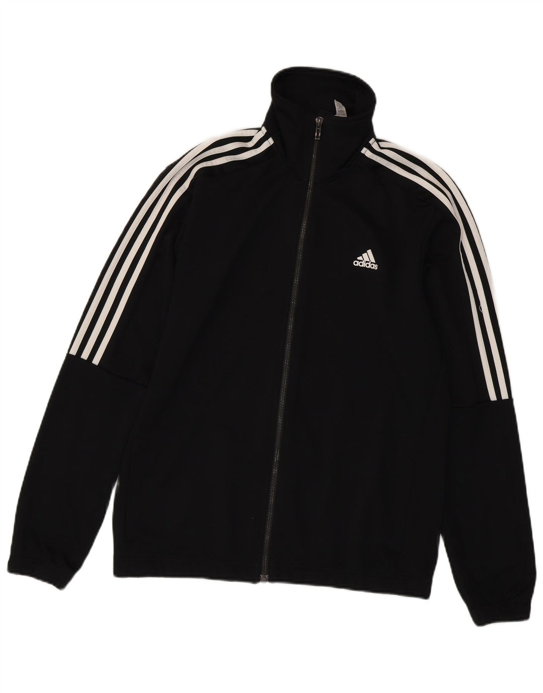 Męska kurtka dresowa ADIDAS UK 42/44, duża, czarna, poliester