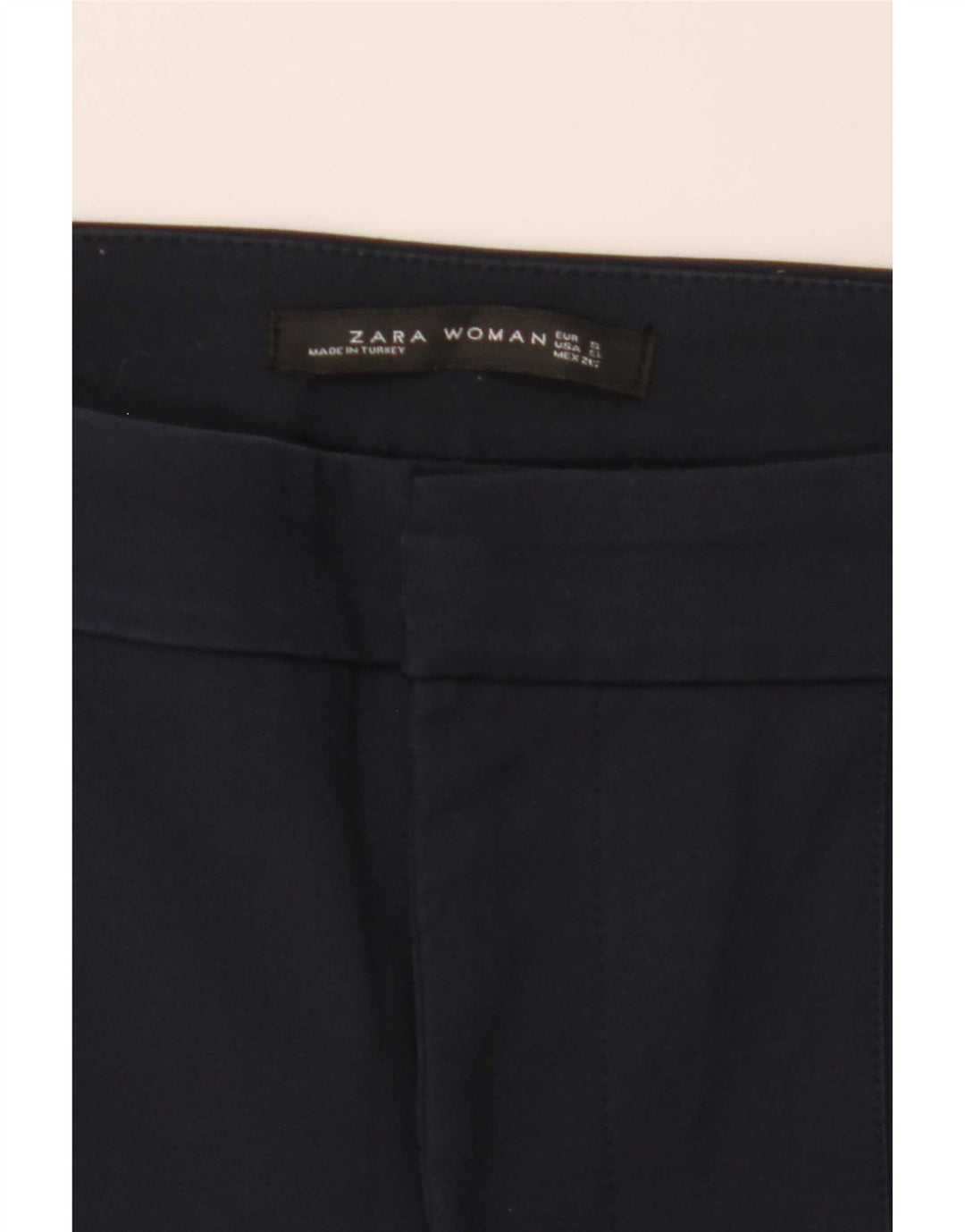 Spodnie damskie Zara Bootcut Chino, małe W29 L26 granatowe