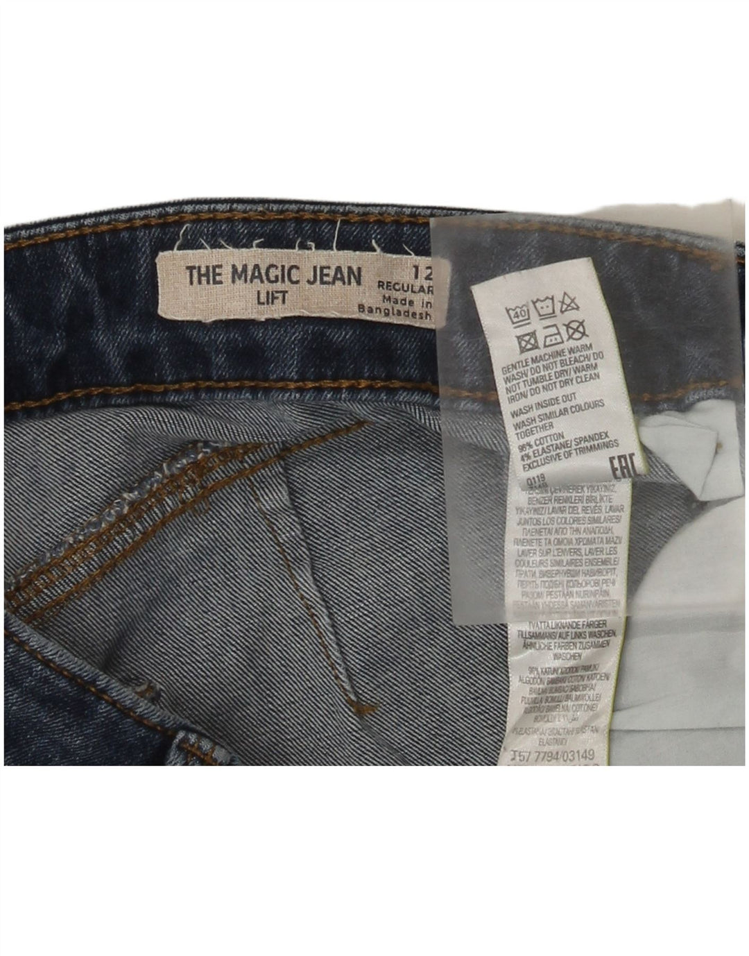 Marks & Spencer Damskie Regularne Jeansy Slim UK 12 Średnie W30 L28 Niebieskie Bawełniane